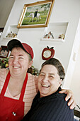 Little Apple Pastry Shop, mother, daughter, owners, business, home made pies, dessert, bakery. Aldie. Virginia. USA.