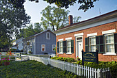 USA  Ohio  Milan  Edison Birthplace Museum  Redbrick cottage is birthplace of Thomas A Edison