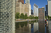 USA Illinois Chicago Millennium Park Crown Fountain