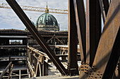 Abrissarbeiten am Palast der Republik (2006), Berlin, Deutschland