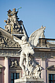 Sculptures in front of the German Historical Museum, Zeughaus, Unter den Linden, Berlin, Germany, Europe