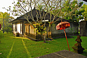 Bungalow at the garden of the Chedi Club, GHM hotel, Ubud, Bali, Indonesia, Asia