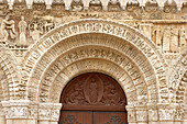 Notre Dame la Grande church, Western facade, Chemins de Saint-Jacques, Via Turonensis, Poitiers, Dept. Vienne, Région Poitou-Charentes, France, Europe