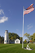 White Rock Lighthouse located at White Rock Michigan MI