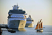 Key West Florida Cruise Ships in the harbor