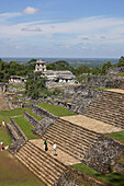 Mayan ruins, Palenque archaeological site. Chiapas, Mexico