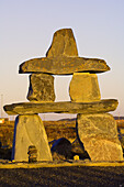 Inuit Inushuk (Rock marker), Churchill, Manitoba, Canada
