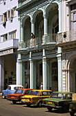 Old cars at the Malecon, Havana. Cuba
