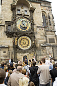 Astronomical Clock and Calendar in the Old Town Square, Prague, Czech Republic