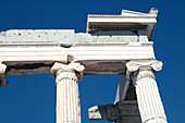 Detail of temple, Athens. Greece