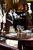 The inteiror view of a Cafe. Paris. France