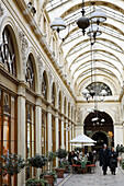 The 18th century shopping complex Galerie Vivienne. Paris. France