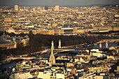 Aerial view of Paris. France