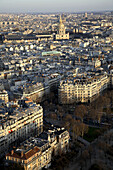 Aerial view of Paris. France