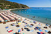 Strand von Cavoli, Elba, Italien
