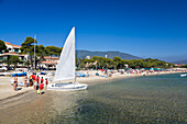 Strand von Marina di Campo, Elba, Italien
