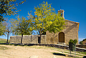 Church of Villa Real de San Carlos. Monfrague Natural Park. Caceres province. Extremadura, Spain.