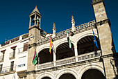 Town hall in Plaza Mayor, Plasencia. Caceres province, Extremadura, Spain