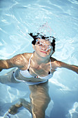 14 year old teengirl in swimming pool