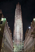 Rockefeller Center, New York City, looking at GE Building