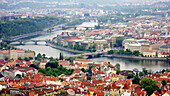 Vltava river. Prague. Czech Republic.