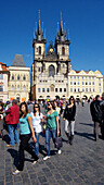 Church of Our Lady in front of Týn, Prague. Czech Republic