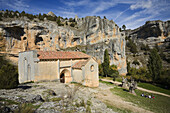 San Bartolomé templar chapel. Cañón del Río Lobos Natural Park. Soria province, Spain