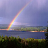 Rainbow. Småland, Sweden