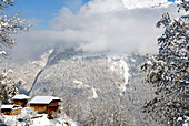 Mountains near Samoëns looking towards Saix. Haute-Savoie, France