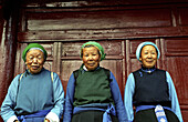 Three Grannies in Dali, Yunnan, China