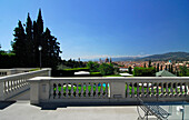 Blick auf Florenz von der Terrasse des Luxushotels Villa la Vedetta, Florenz, Toskana, Italien, Europa