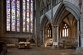 Hereford, cathedral of St Ethelbert, interior, 12th-14th century, Herefordshire, UK