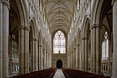 Beverley, Minster, founded in 8th century, built mainly 13th-14th centuries, Norman Nave, East Riding of Yorkshire, UK