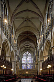 Beverley, Minster, founded in 8th century, built mainly 13th-14th centuries, Norman Nave, East Riding of Yorkshire, UK