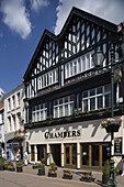 Grimsby, Old Market Place, Town center, typical buildings, East Riding of Yorkshire, UK