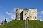 York, Cliffords Tower, 1250-1275, by Henry III, North Yorkshire, UK
