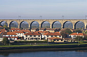 Berwick-upon-Tweed, River Tweed, bridge, Northumberland, UK