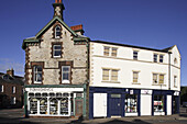 Penrith, Corney Square, typical buildings, Lake District, Cumbria, UK
