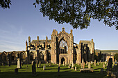 Melrose, Cistercian Abbey, 1136, by David I, for monks from Rievaulx Abbey, ruins, Scottish Borders, Scotland, UK