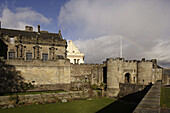 Stirling, castle, Royal Apartments, Queen Anne Gardens, Gatehouse, early 16th century, Scotland, Stirlingshire, UK