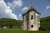 Soteska, Devils Tower, park pavilion, 17th century, Krka River Valley, Slovenia