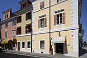 Koper, old town, typical houses, Slovenia