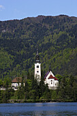 Bled, Lake Bled, Bled Island, Church of the Assumption, Slovenia