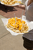 Cheese fries platter