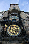 Astronomical clock old town hall staromestske namesti. Prague. Czech Republic.