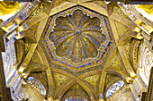 Dome of the mihrab, Great Mosque. Córdoba. Andalusia, Spain