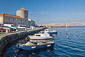 Fishing boats in the harbour of Senj, Croatia