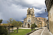 Church of San Vicente, Frias. Burgos province, Castilla-Leon, Spain