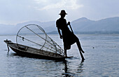 Intha fisherman, Inle lake, Myanmar