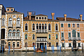 Gran Canal palaces. Venice, Italy.